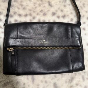 Kate Spade Black Crossbody Bag with Minimalist Design